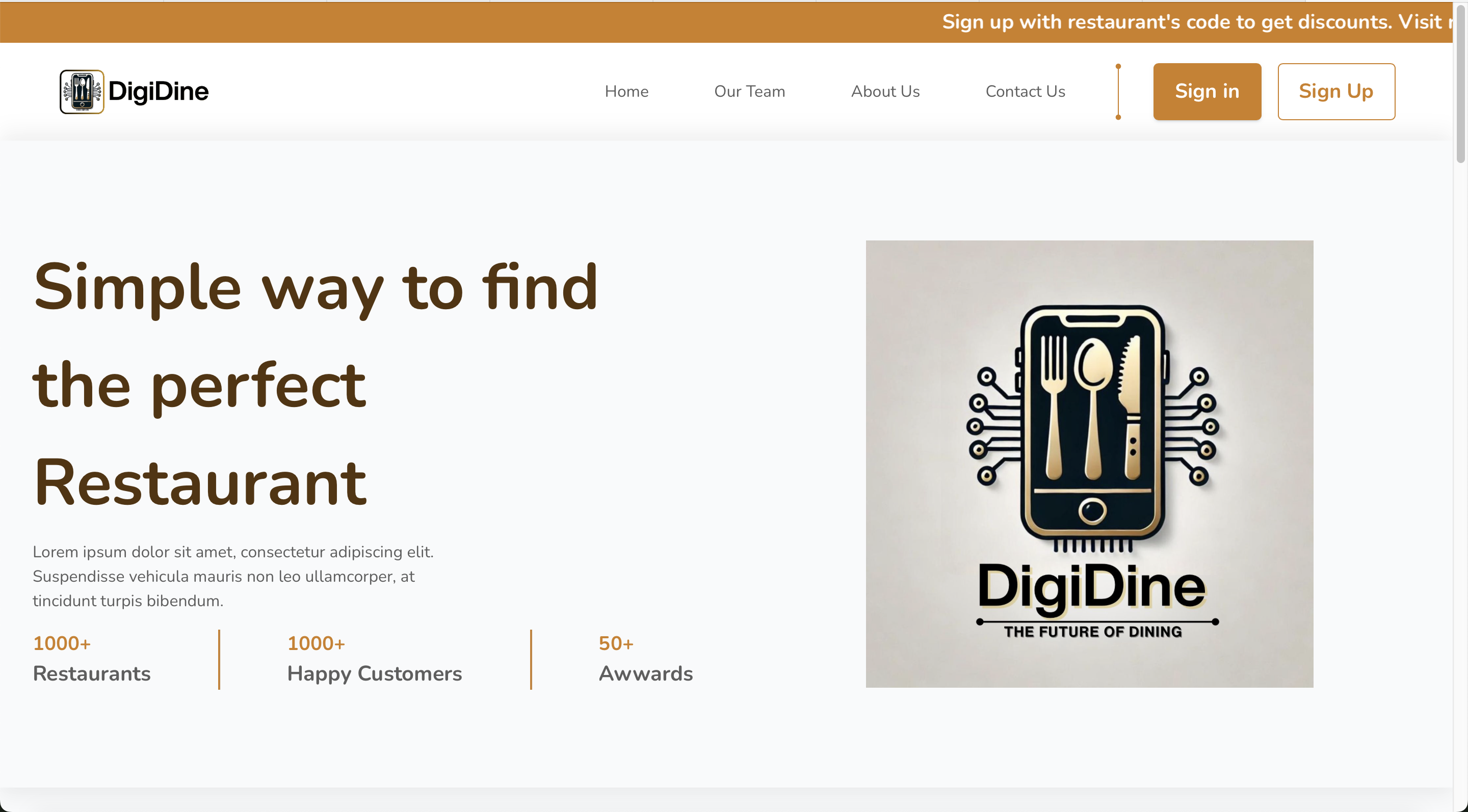 Digidine – Future of dining