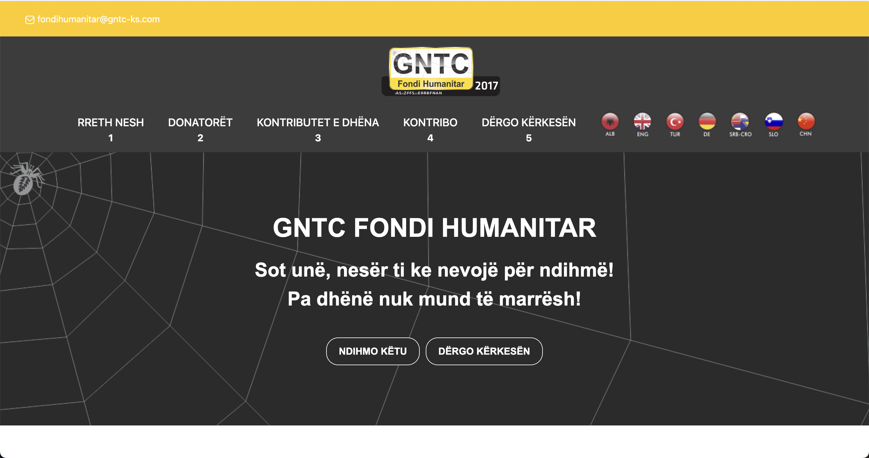 Donation and Contribution Management Website